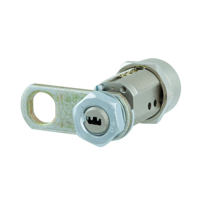Замок для обладнання MUL-T-LOCK CAM19 3/4"(19мм) 1-1/8" (33,2мм) R_кріплення гайкою NST CLASSIC O/K 015 UNIV PB